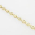 Women 10k Yellow Gold link vintage style bracelet AGWBRP6 7.25 inches long and 7mm wide 4
