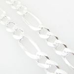 Figaro link chain Necklace Length - 24 inches Width - 6.5mm 4
