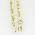 10K Yellow Gold rope chain GC11 4