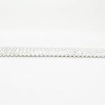 Womens Sterling silver White ball bead bracelet 4