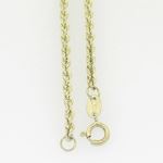 10K Yellow Gold rope chain GC18 4