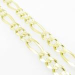 Mens Yellow-Gold Figaro Link Chain Length - 24 inches Width - 5.5mm 4