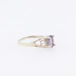 10k Yellow Gold Syntetic blue gemstone ring ajr6 Size: 4 4