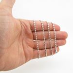 925 Sterling Silver Italian Chain 24 inches long and 2mm wide GSC45 4