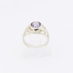 10k Yellow Gold Syntetic purple gemstone ring ajjr79 Size: 2.75 2