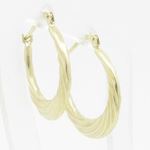 Ladies 10K Gold and .925 Italian Sterling Silver Earrings Stud Hoop Huggie Ball Fashion Dangle Swag 