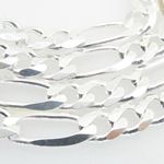 Figaro link chain Necklace Length - 30 inches Width - 6.5mm 2