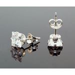 Unisex Sterling Silver Round Shape Stud Earrings 5mm SE114 2