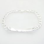 Curb Link ID Bracelet Necklace Length - 8.5 inches Width - 7.5mm 2