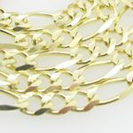Mens Yellow-Gold Figaro Link Chain Length - 24 inches Width - 4.5mm 2