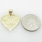 Ladies 10K Solid Yellow Gold mom pendant Length - 1.18 inches Width - 1.00 inches 4