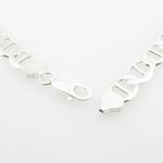 Mens 925 Sterling Silver mariner chain franco cuban miami rope charm curb fancy Flat Mariner link ch