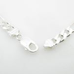 Silver Figaro link chain Necklace BDC78 4