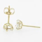 Unisex 14K solid gold earrings fancy stud hoop huggie ball fashion dangle swag 4