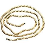 10K YELLOW Gold SOLID ITALY MIAMI CUBAN Chain - 28 Inches Long 4.5MM Wide 2