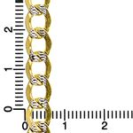 10K Diamond Cut Gold HOLLOW ITALY CUBAN Chain - 28 Inches Long 6.7MM Wide 4