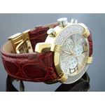 45Mm Round 20 Diamonds Yellow Gold Case Watch-2