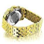 Mens Diamond Watches: Raptor Yellow Gold Plated-2