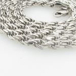 925 Sterling Silver Italian Chain 24 inches long and 4mm wide GSC13 2