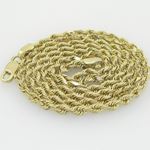 10K Yellow Gold rope chain GC12 2