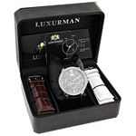 LUXURMAN Liberty 3 Carat Diamond Bezel Watch For-4