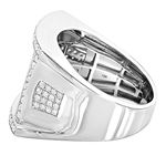 10K Gold Affordable Statement Mens Diamond Band-2