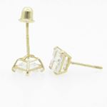 Unisex 14K solid gold earrings fancy stud hoop huggie ball fashion dangle swag 4