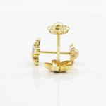 14K Yellow gold Flower stud earrings for Children/Kids web13 4