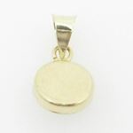 Womens BP117 Kabbalah Evil Eye 14K Solid Yellow Gold Good Luck Charm Pendant 4