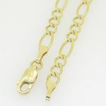 10K Yellow Gold figaro open chain GC83 4