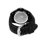 Unisex Black Dial Black/Silver Tone Case 0.24Ct-2