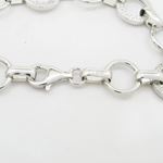 Mens Sterling silver White belcher bracelet 2
