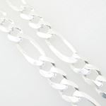 Figaro link chain Necklace Length - 30 inches Width - 6.5mm 4