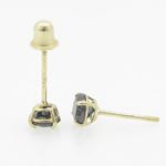 Unisex 14K solid gold earrings fancy stud hoop huggie ball fashion dangle swag 4