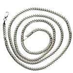 "14K WHITE Gold ITALIAN MIAMI CUBAN SOLID CHAIN - 30"" Long 4.00MM Wide 2"