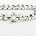 Unisex Sterling silver Curb link white bracelet 2
