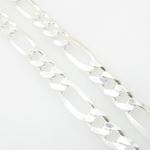 Figaro link chain Necklace Length - 24 inches Width - 6.5mm 4