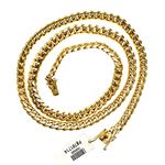 "14K YELLOW Gold MIAMI CUBAN SOLID CHAIN - 26"" Long 7.7X3MM Wide 2"