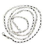 14K WHITE Gold SOLID ROUND CABLE Chain - 24 Inches Long 2.6MM Wide 2