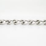 Womens Sterling silver Antique fancy belcher link bracelet 4