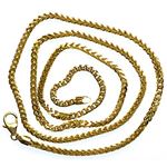 10K YELLOW Gold SOLID FRANCO Chain - 26 Inches Long 3.1MM Wide 2