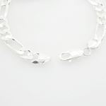 Figaro Link ID Bracelet Necklace Length - 8 inches Width - 8mm 2
