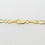 Mens 10k Yellow Gold figaro cuban mariner link bracelet AGMBRP36 8 inches long and 8mm wide 4