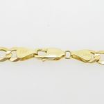 Mens 10k Yellow Gold figaro cuban mariner link bracelet AGMBRP27 8 inches long and 6mm wide 4