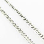 Mens White-Gold Franco Link Chain Length - 16 inches Width - 1.5mm 4