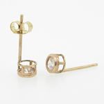 Unisex 14K solid gold earrings fancy stud hoop huggie ball fashion dangle swag 4