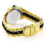 Real Diamond Mens And Womens Black Ceramic Watches Yellow Gold Pld Luxurman Galaxy 2