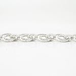 Womens Sterling silver Multi round link bracelet 4