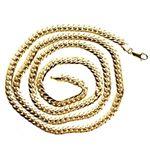 10K YELLOW Gold SOLID ITALY MIAMI CUBAN Chain - 32 Inches Long 5.5MM Wide 2