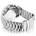 Oversized Iced Out Mens Diamond Watch 2Ctw Of Di-2